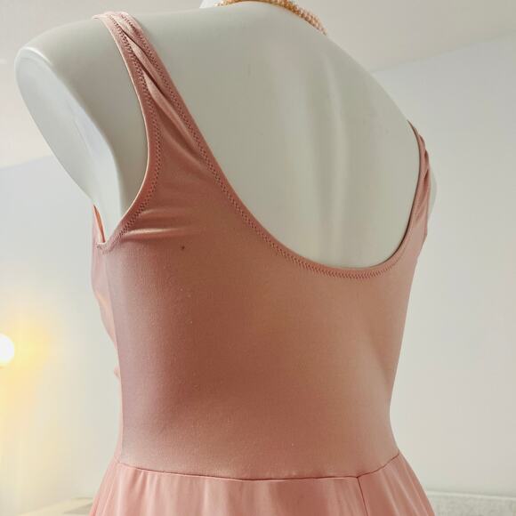 Vintage Olga Bodysilk Pink Nightgown GRAND FULL SWEEP Style 9687 Size L - Picture 8 of 16